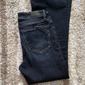 Buckle Black Women's Dark Blue Flare Jeans 28x36